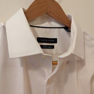 Tommy Hilfiger White Dress Shirt 16.5/34/35